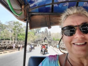 Pat in Cambodia - traveling while running a business